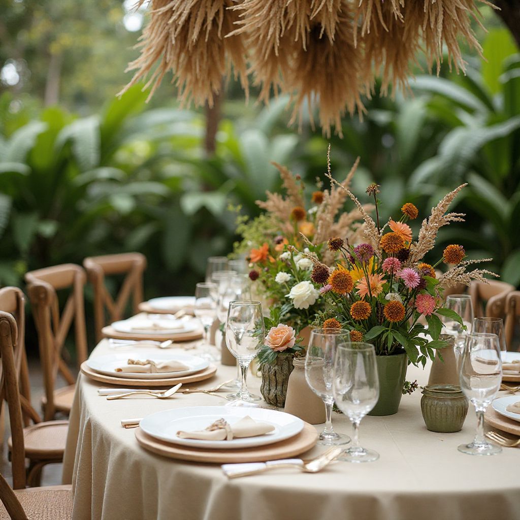 Sustainable event setup