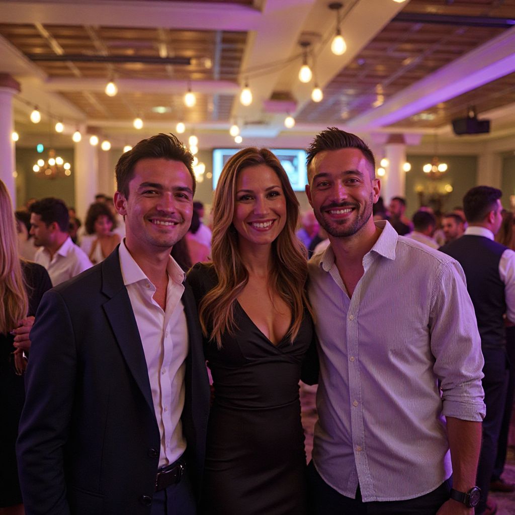 Team at successful event